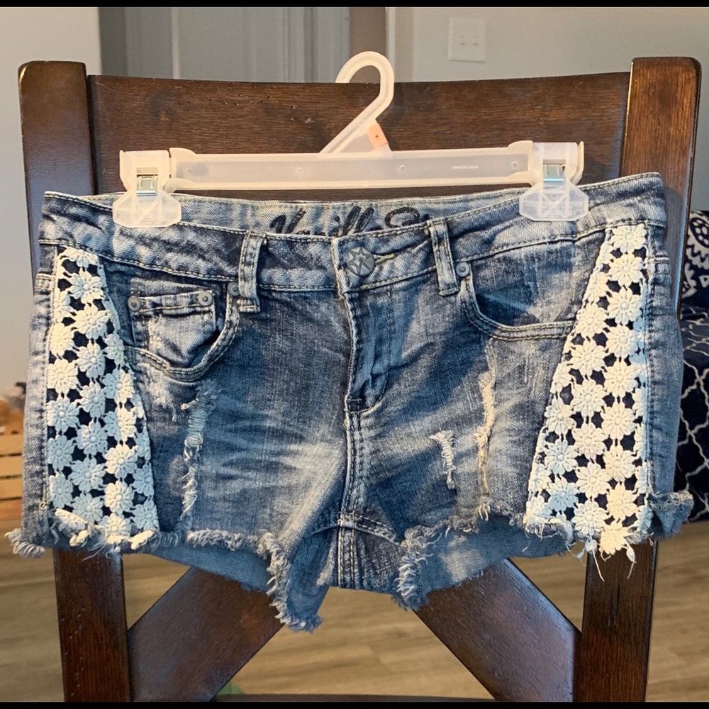 Vanilla Sky Blue Jean Shorts